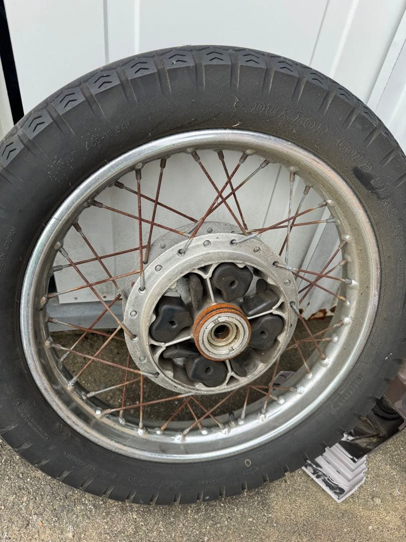 HONDA CB750four CB750k1 純正前後ホイール(タイヤ付き)