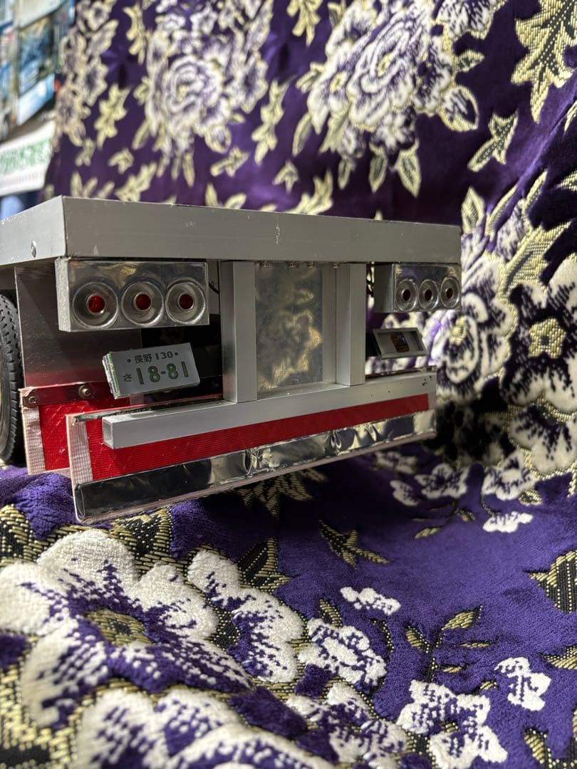 タミヤ　トレーラー　3軸　平台車