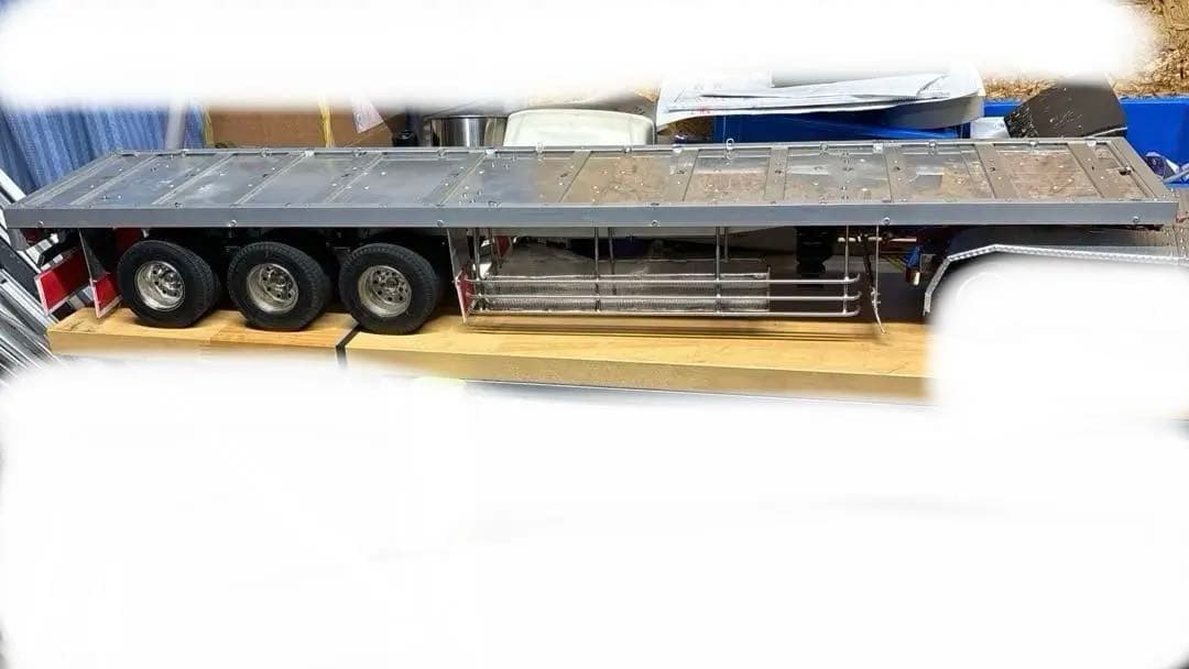 タミヤ　トレーラー　3軸　平台車