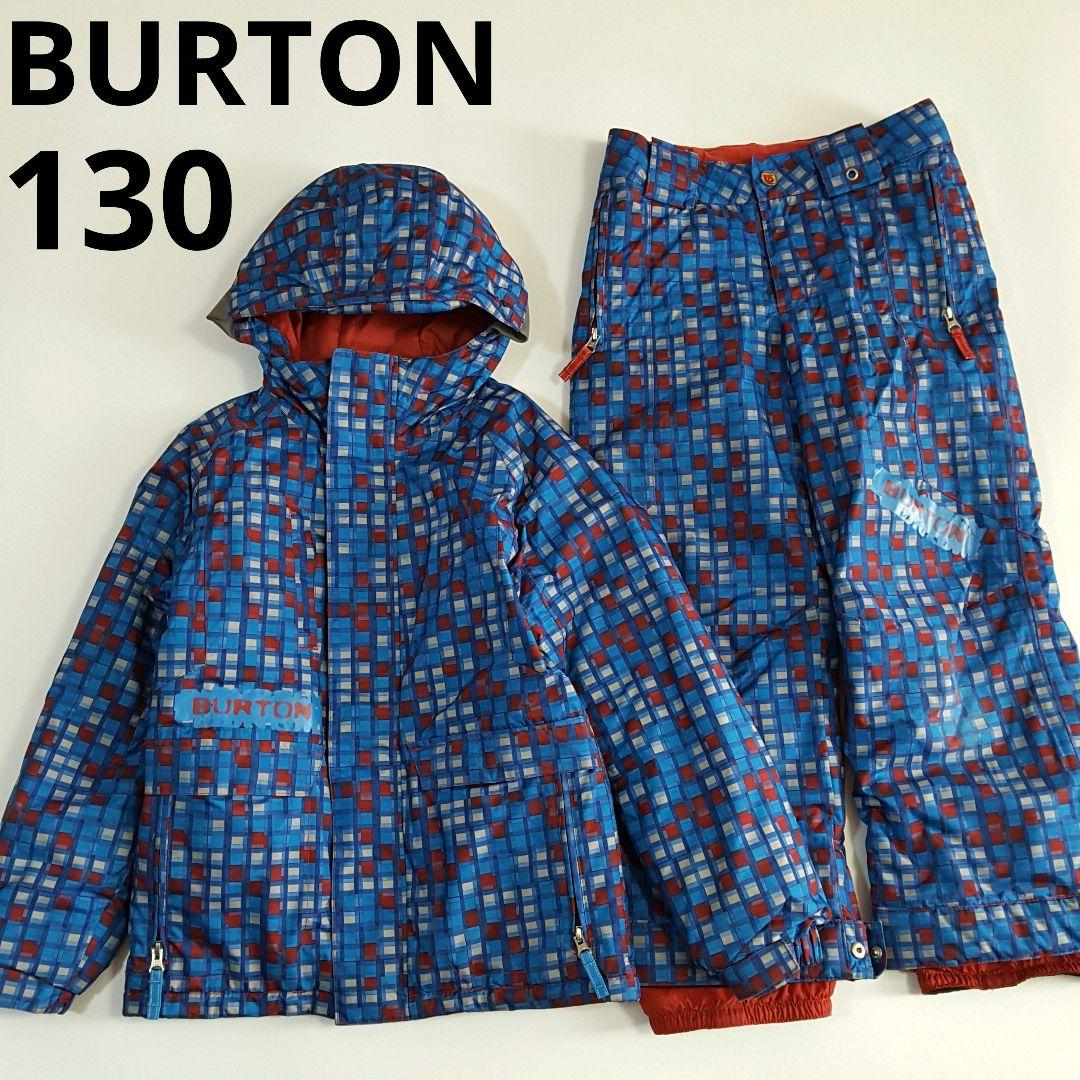 BURTON キッズ 130 スノーウェア 上下セット スキー スノボー 雪遊び