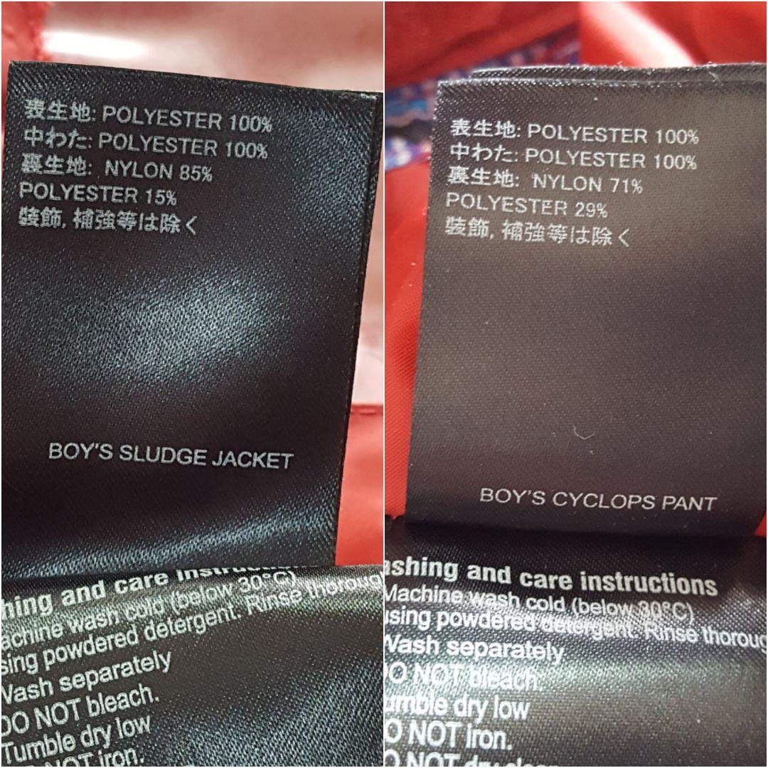 BURTON キッズ 130 スノーウェア 上下セット スキー スノボー 雪遊び