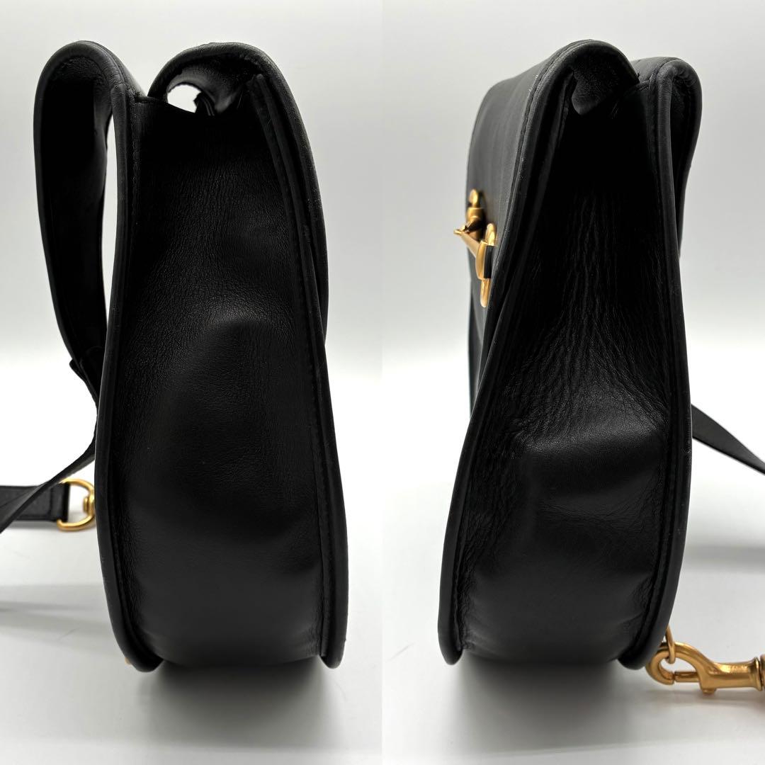 希少 GUCCI オールドグッチ　ホースビット　ボディバッグ　ワンショルダー 黒