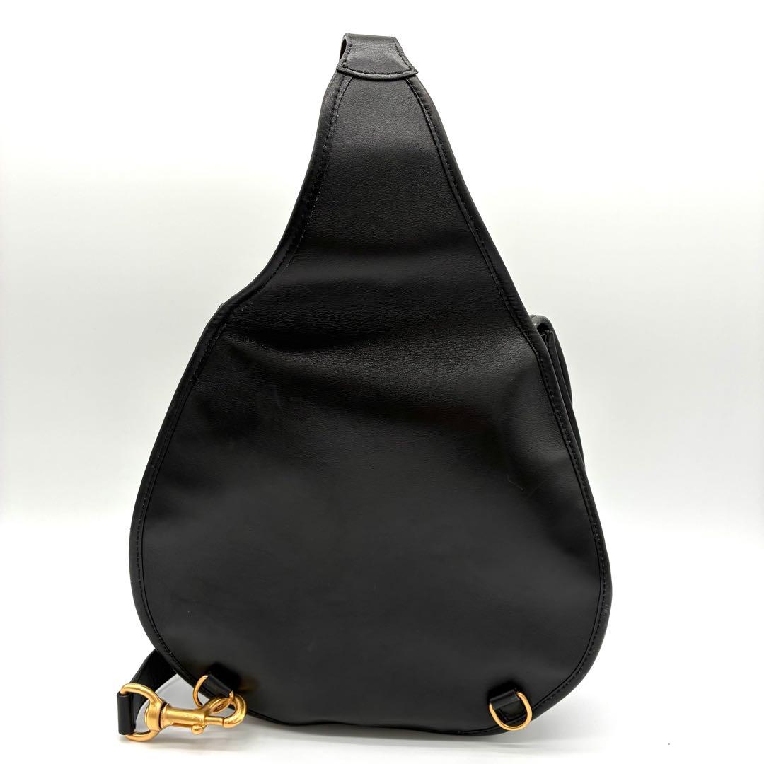 希少 GUCCI オールドグッチ　ホースビット　ボディバッグ　ワンショルダー 黒