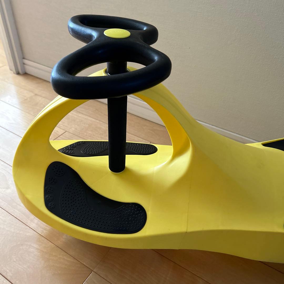 【プラズマカー・ラングスジャパン】黄色 ゴムタイヤ 静音 乗り心地抜群