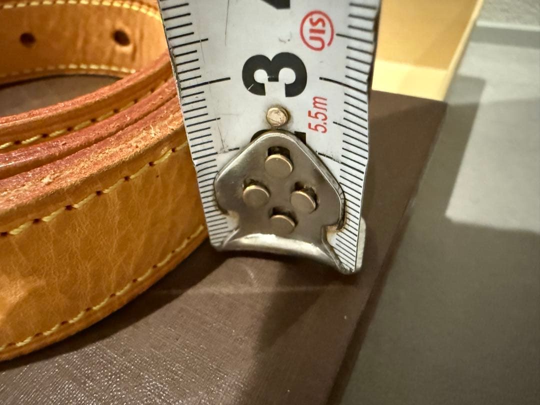 LOUIS VUITTON ヌメ革ショルダーストラップ 120センチ