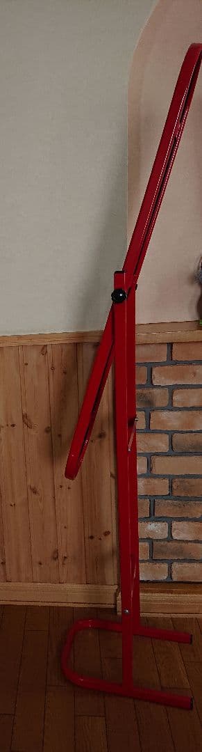 a*4様 80s アイアンフレーム スタンドミラー 姿見レトロポップ　昭和レトロ