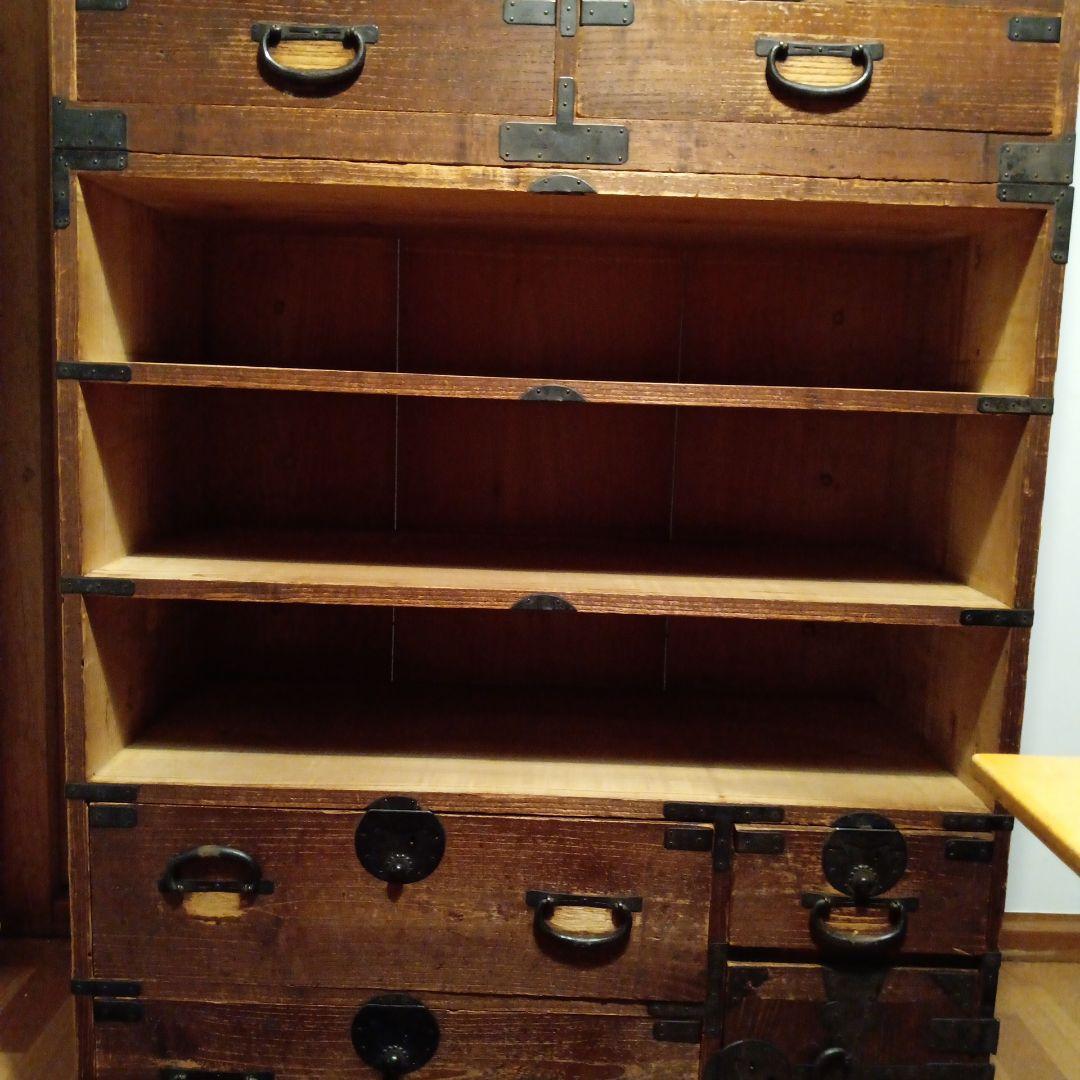 和箪笥　大正　水屋　骨董品　アンティーク