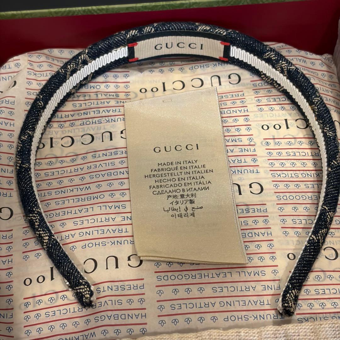 【超美品】GUCCI ヘアバンド　未使用に近い