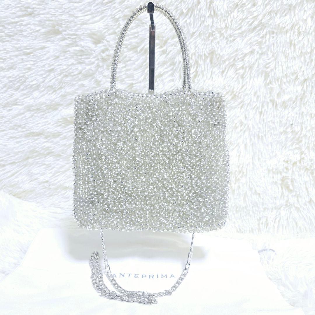 T様✨人気色シルバー✨アンテプリマ スクエア ミディアム シルバー