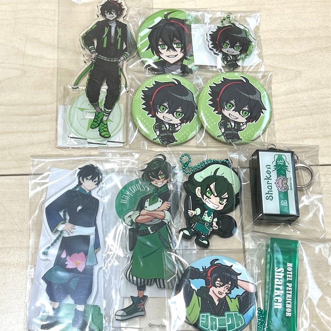 ワイテルズ モノパス シャークん アクスタ アクキー 缶バッジ PUS ホテペト