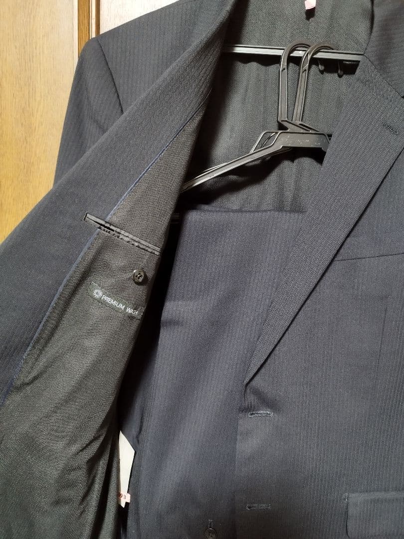 ビジネススーツ　BB7 ツーパンツ　紳士服のアオキ　美品