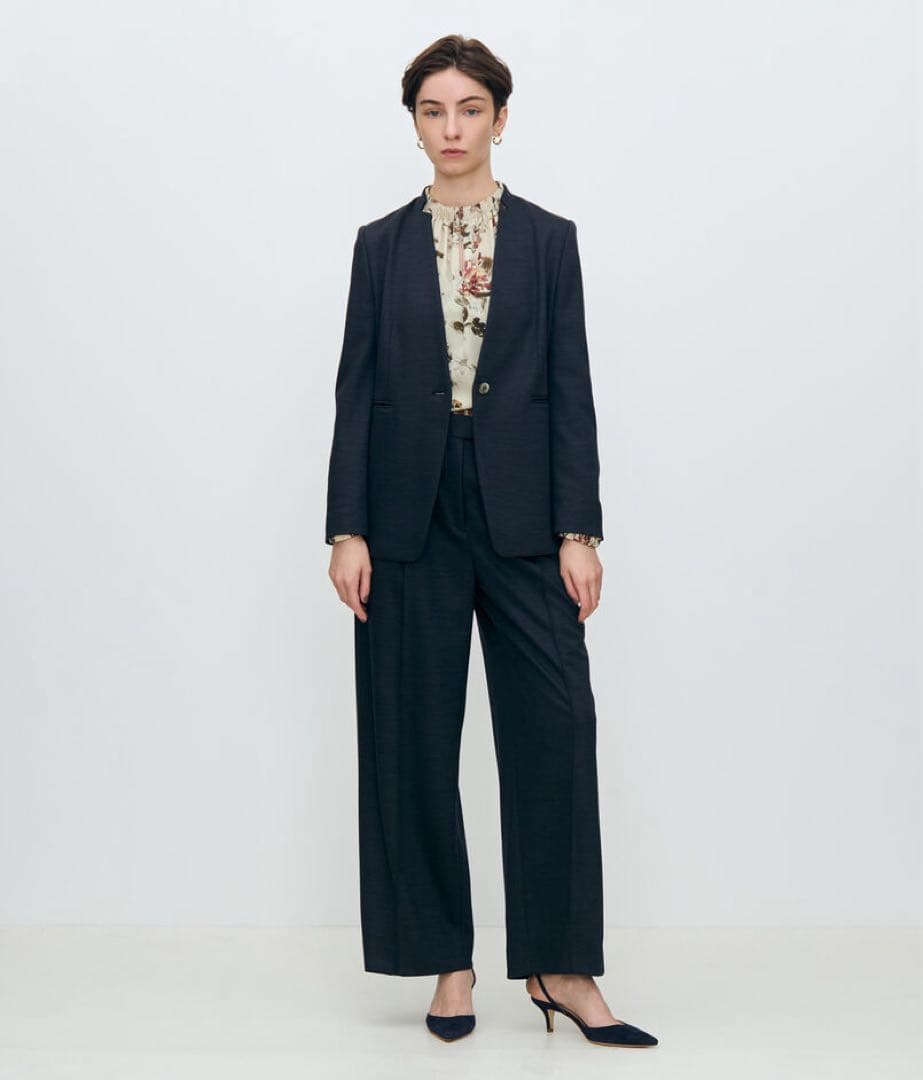 TOMORROWLAND collection キザミカラージャケット　グレー