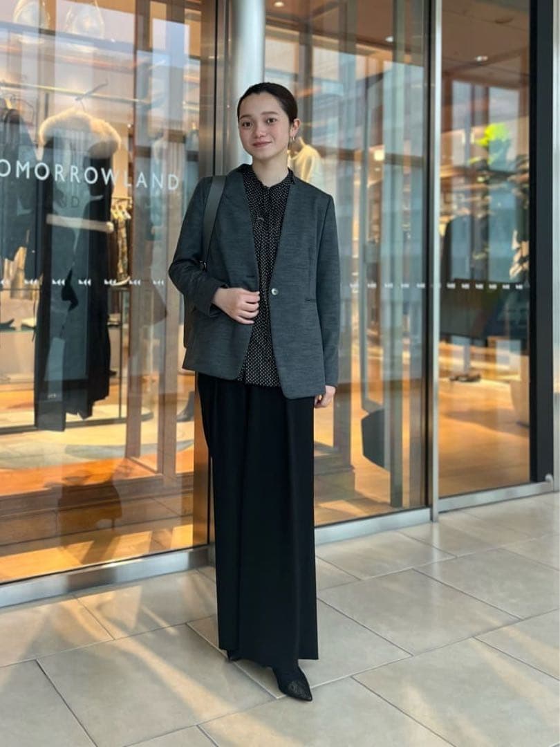 TOMORROWLAND collection キザミカラージャケット　グレー