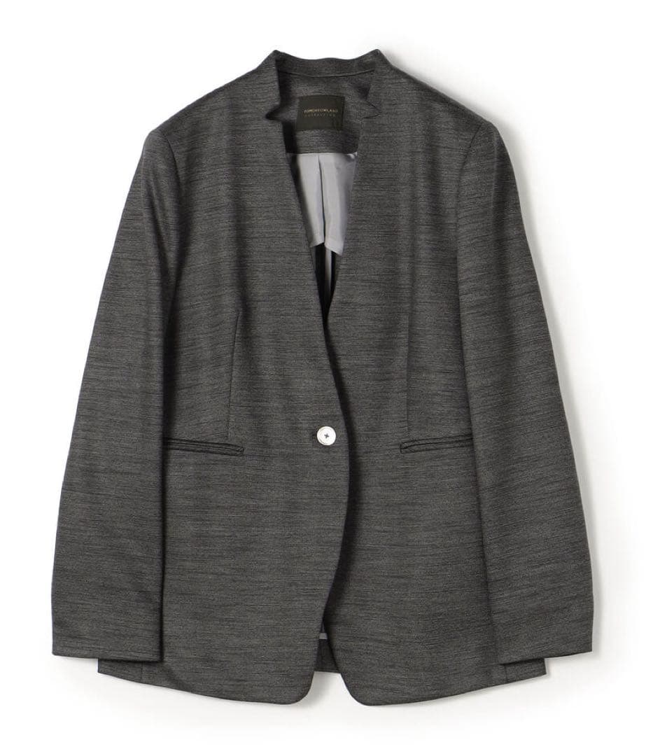 TOMORROWLAND collection キザミカラージャケット　グレー