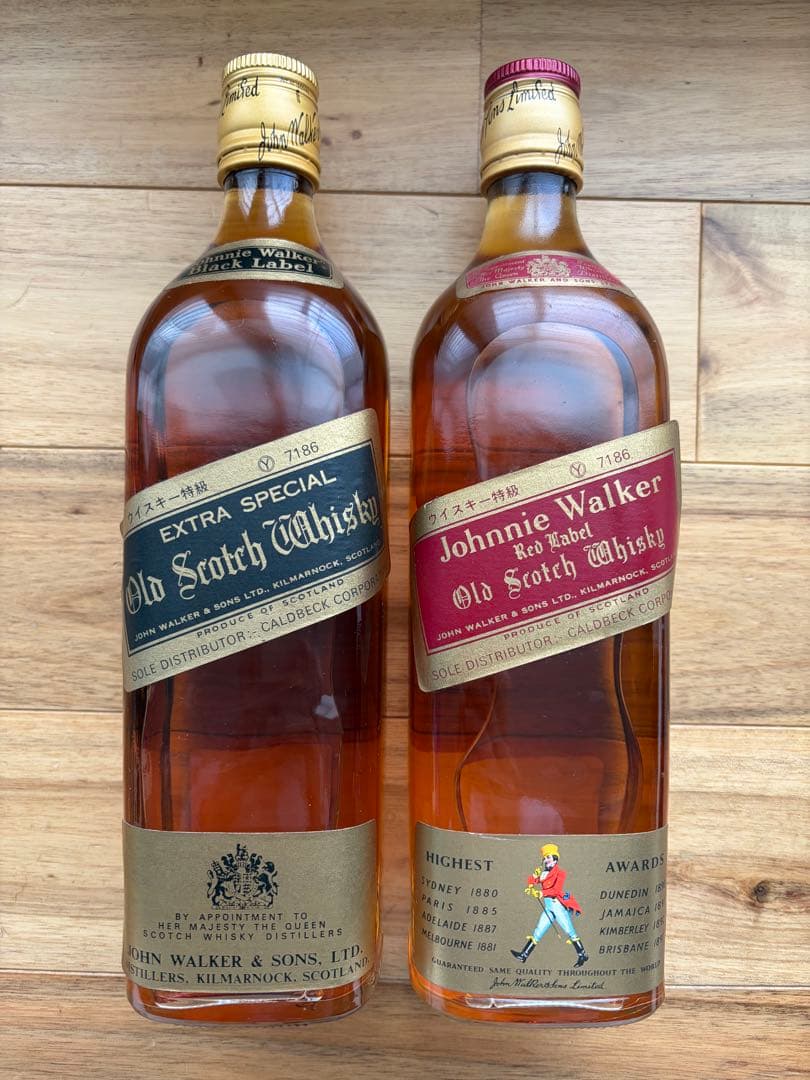 ジョニーウォーカーブラックラベル /レッドラベル 未開栓 2点