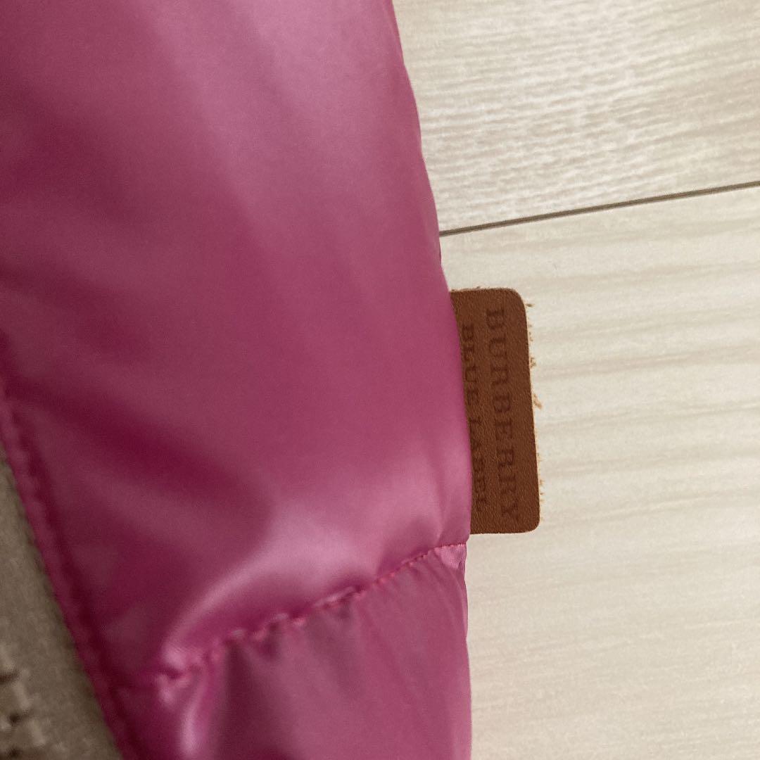 バーバリーブルーレーベルダウンベスト　美品