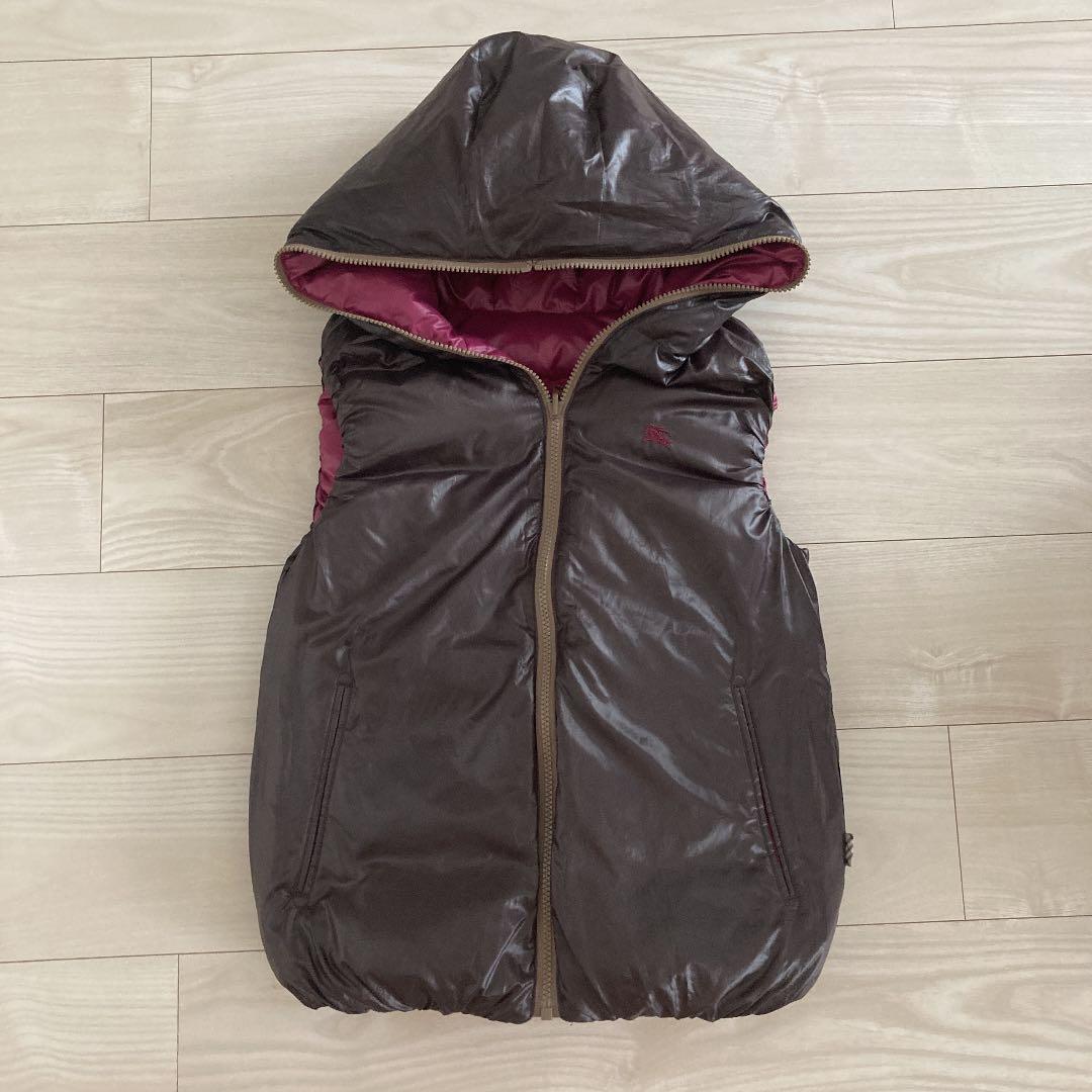 バーバリーブルーレーベルダウンベスト　美品