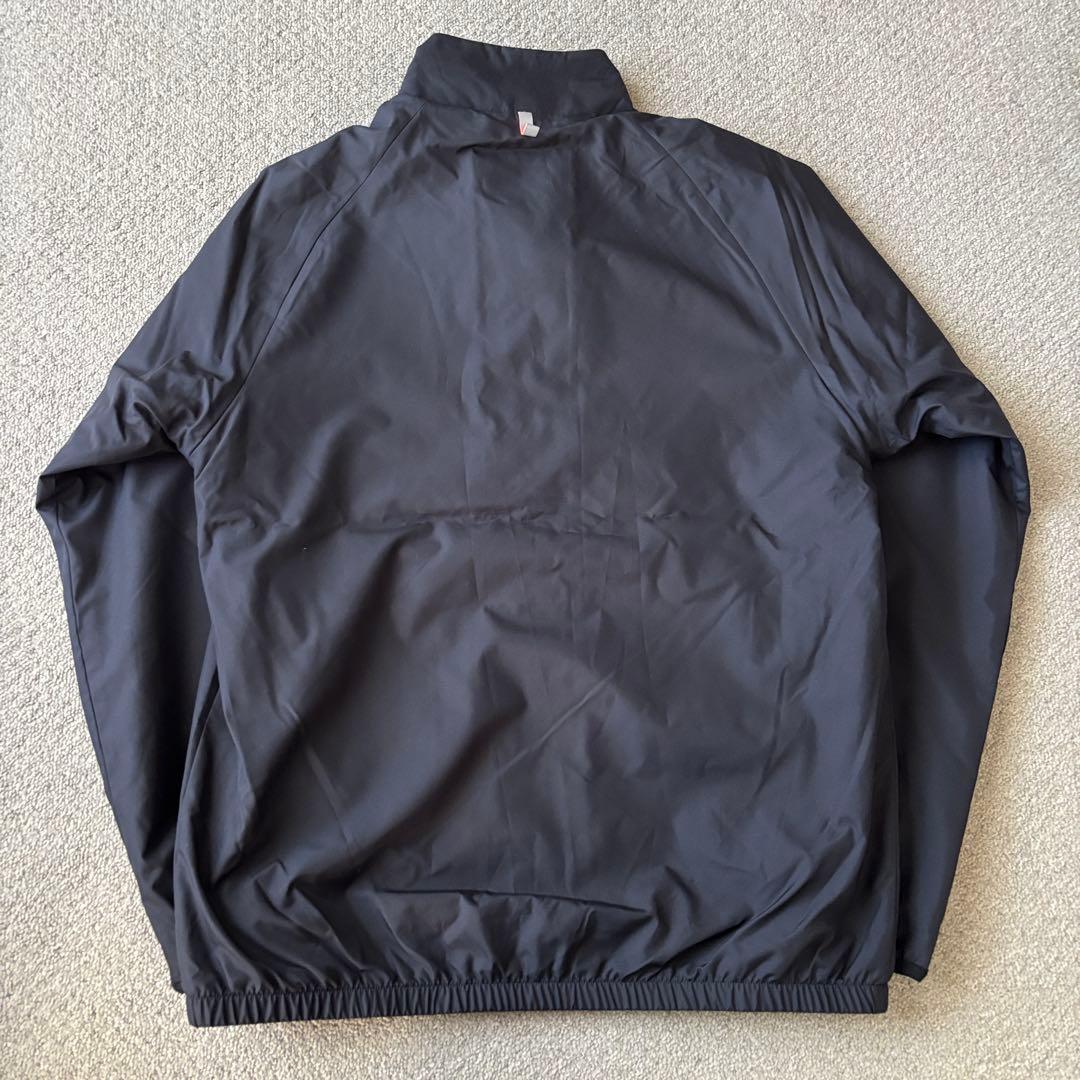 希少廃盤品！新品ASICS ウインドブレーカー 上下セット 黒 ジャージ