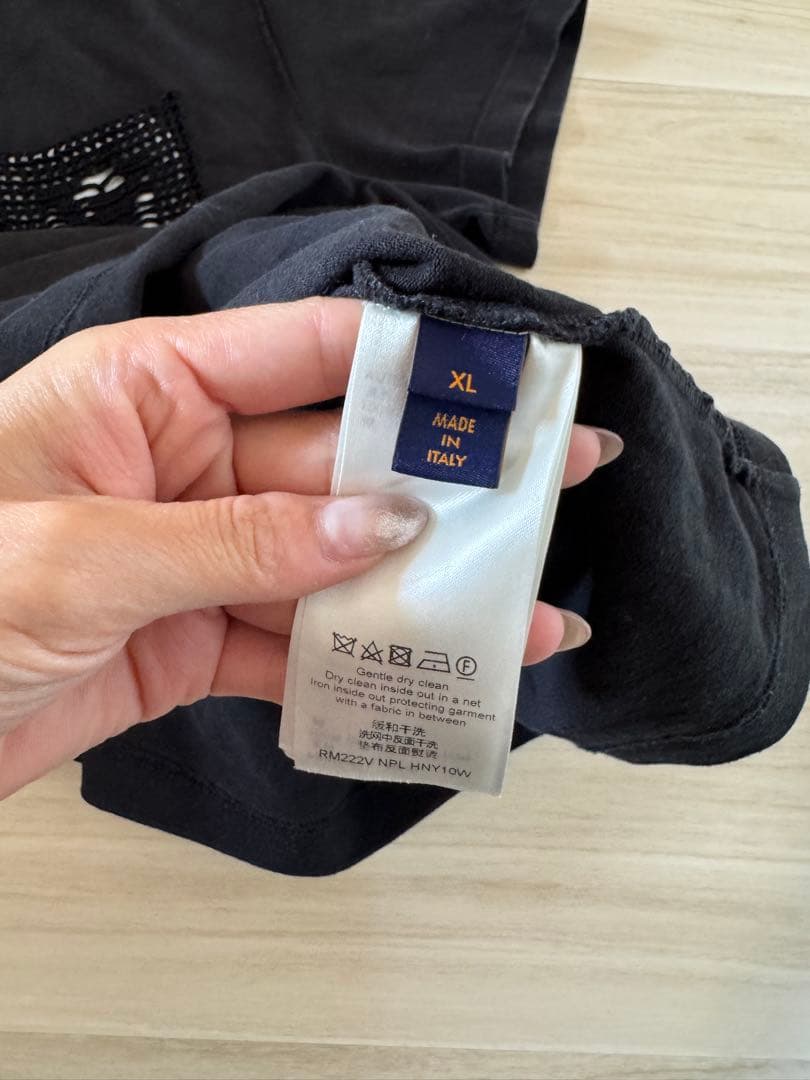 ルイヴィトン 22AW ハードクロッチLVポルカドット 半袖T