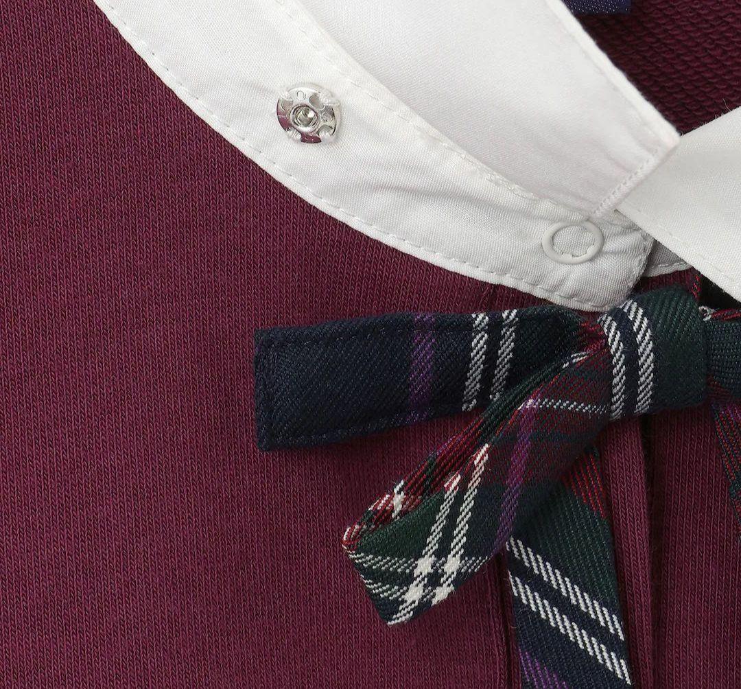 【新品未使用】アナスイミニ　チェックレイヤード風ワンピース【160】