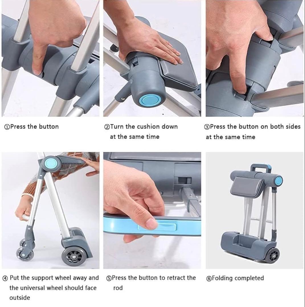 スーツケース　子供が乗れるキャリーケース クッション付 ホワイト