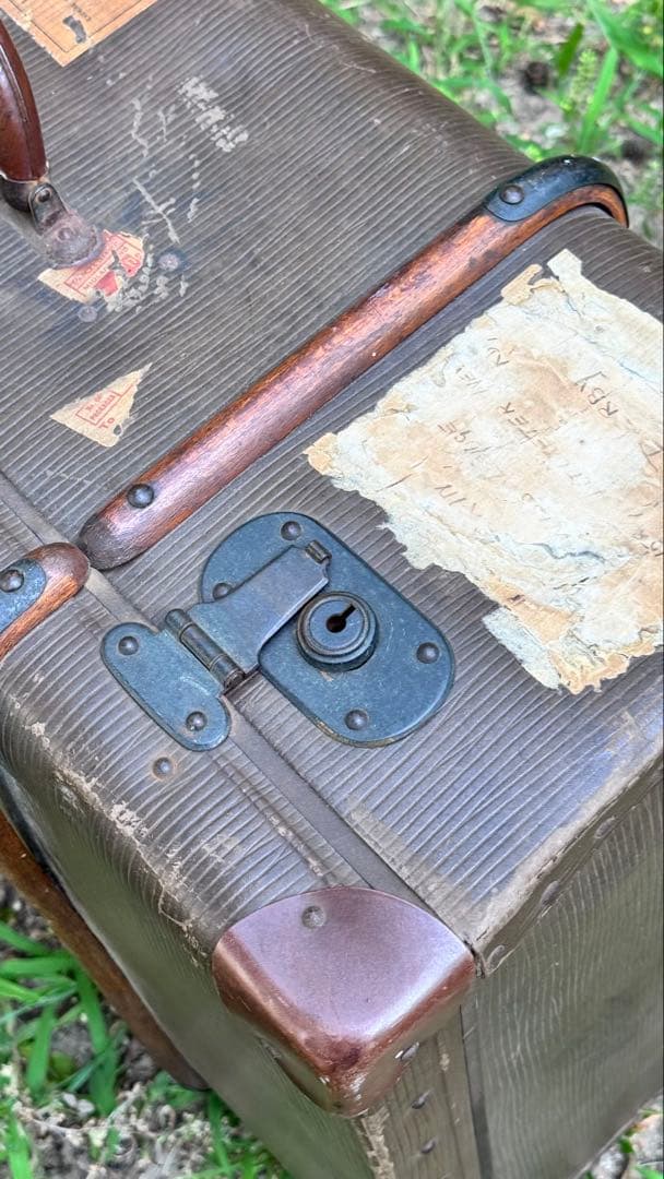 希少 アンティークヴィンテージトランク (大)