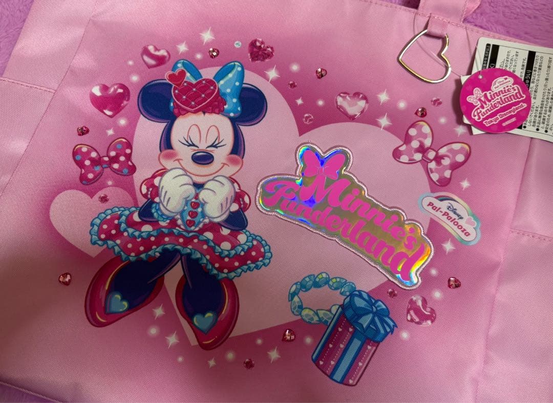 新品未使用♡ディズニーパルパルーザ　ミニーファンダーランド　ミニートートバッグ