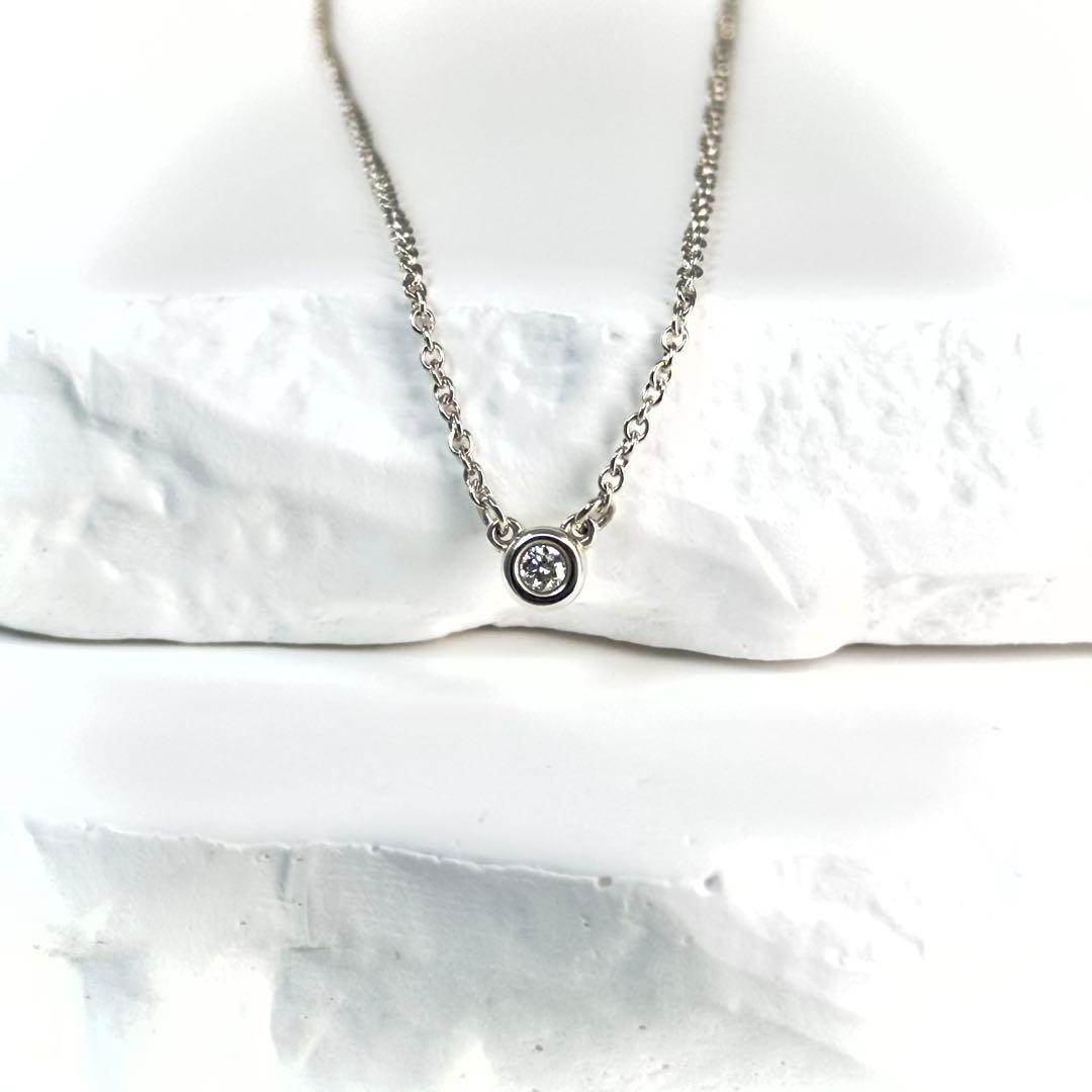 T&Co. ティファニー ダイヤモンド バイザヤード ネックレス AG 925