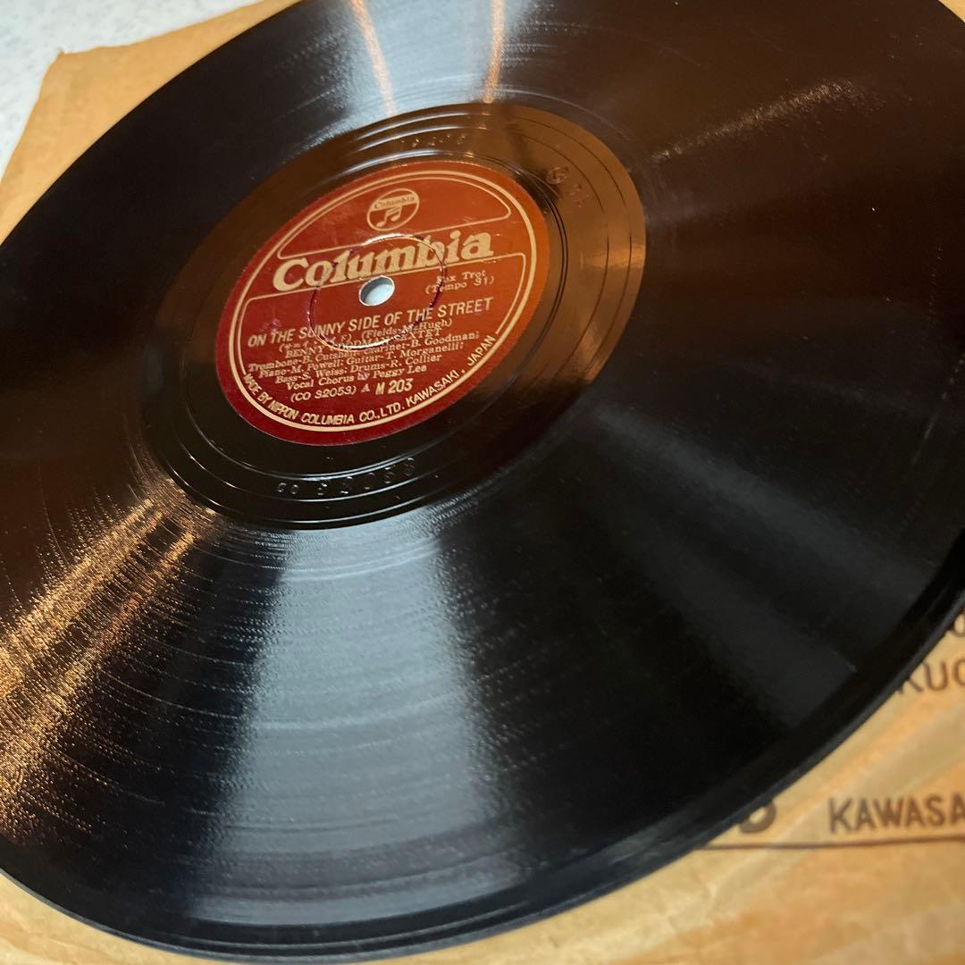 名盤♪ PEGGY LEE / BENNY GOODMAN SP盤 蓄音機