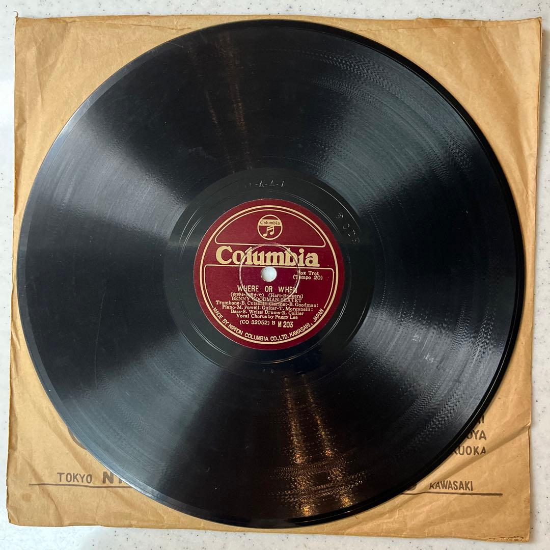 名盤♪ PEGGY LEE / BENNY GOODMAN SP盤 蓄音機