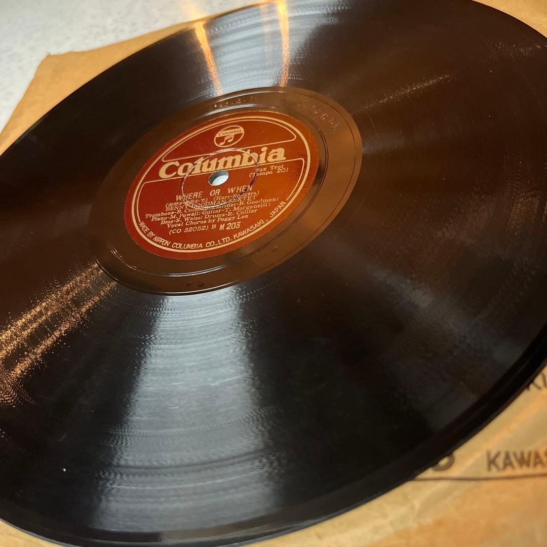 名盤♪ PEGGY LEE / BENNY GOODMAN SP盤 蓄音機