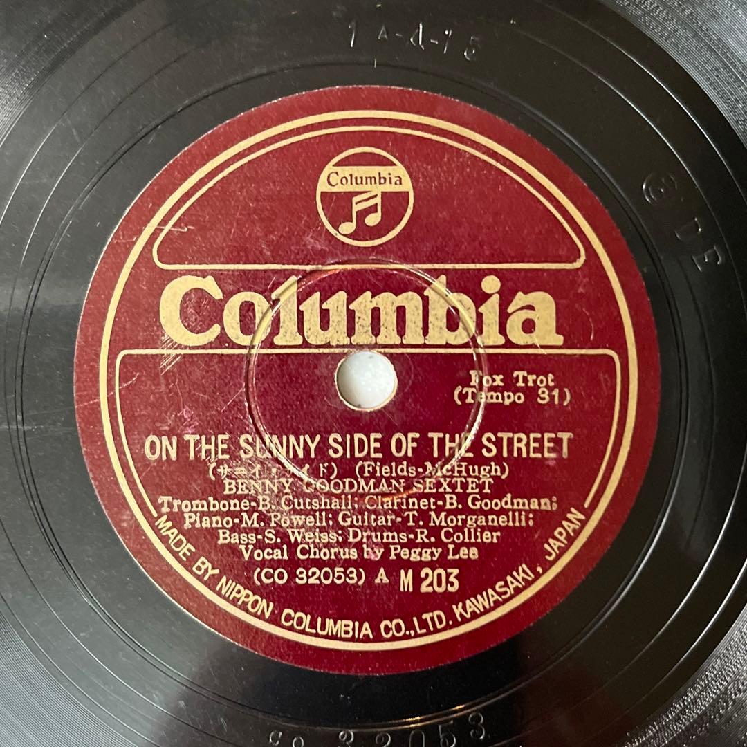 名盤♪ PEGGY LEE / BENNY GOODMAN SP盤 蓄音機