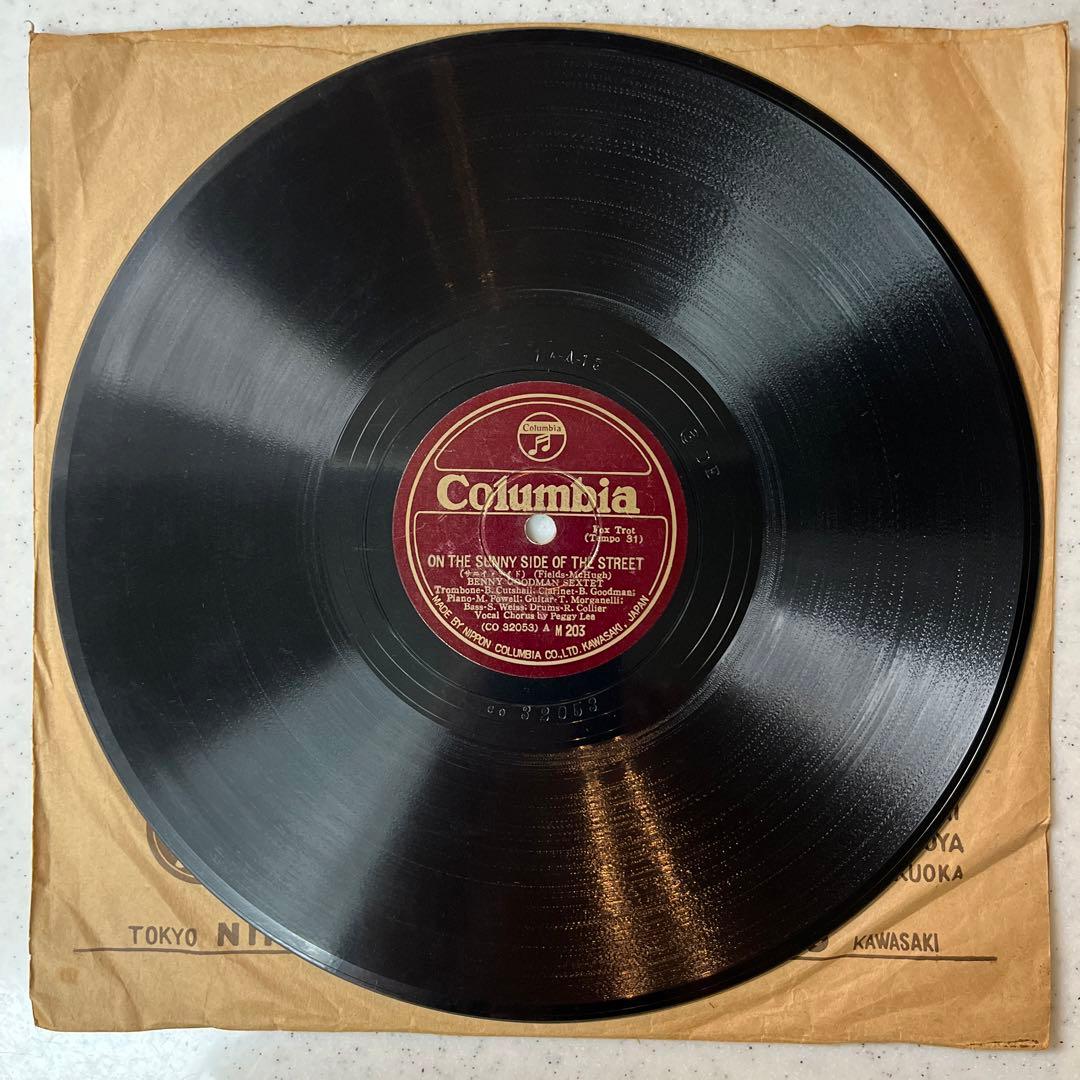 名盤♪ PEGGY LEE / BENNY GOODMAN SP盤 蓄音機