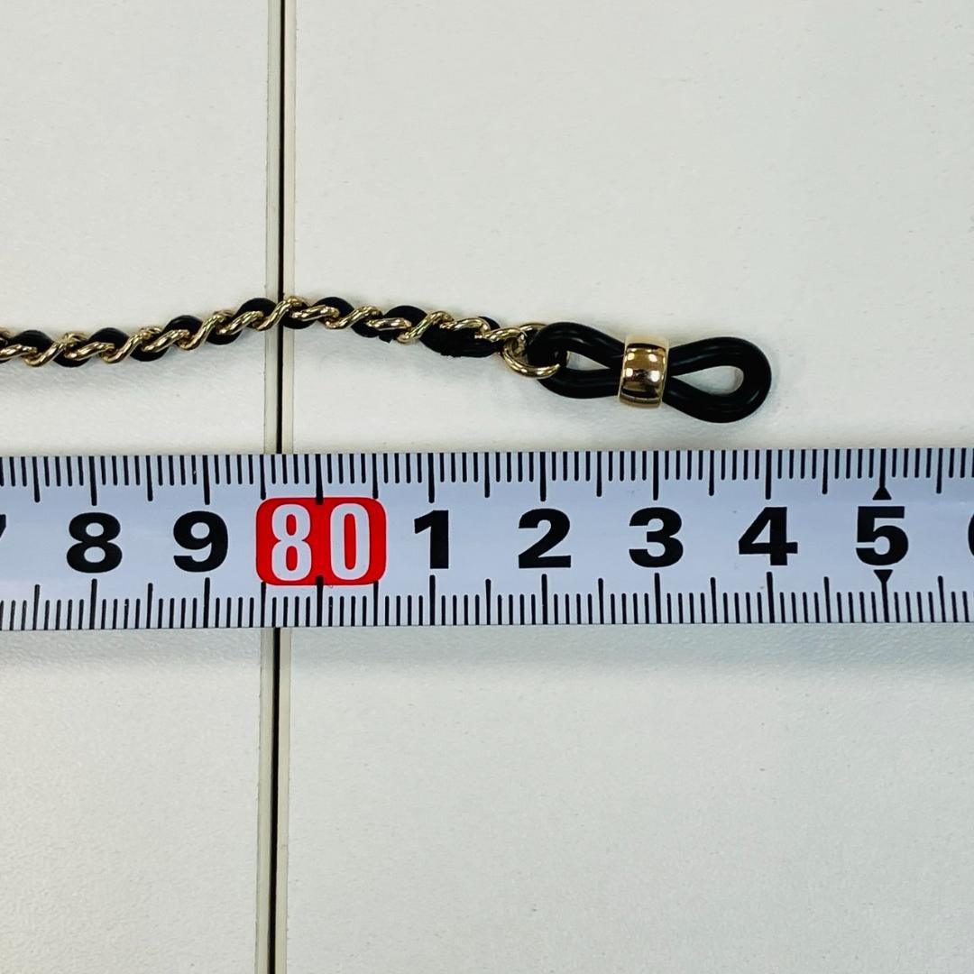 W12-038 CHANEL シャネル チェーン ストラップ ココマーク 金金具