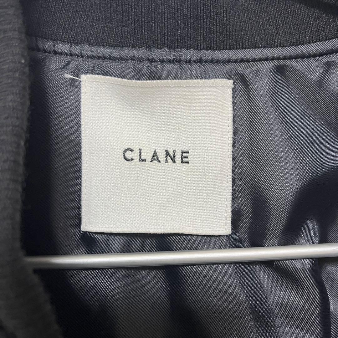 CLANE クラネ　C LOGO STADIUM JACKET 黒　スタジャン