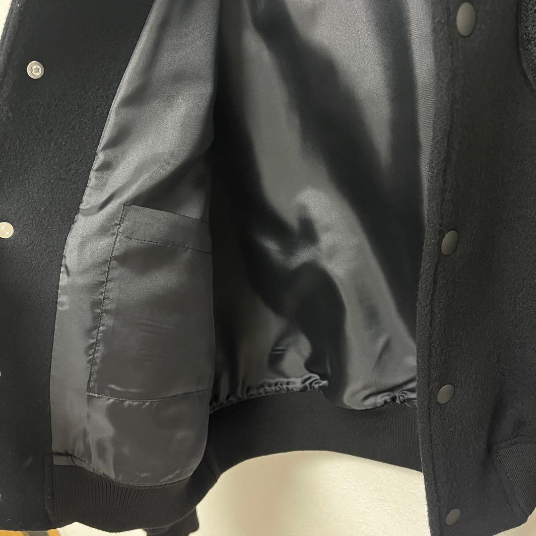 CLANE クラネ　C LOGO STADIUM JACKET 黒　スタジャン