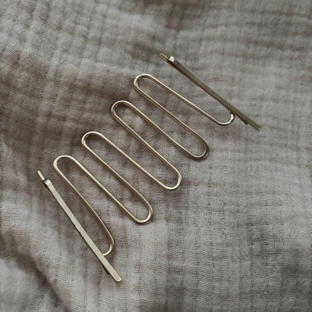 MARTE SYKIA シキア Wave Hair Wire Pin ゴールド