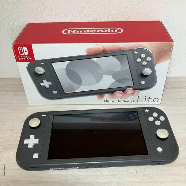 【動作確認済】　任天堂　スイッチライト HDH-001　グレー　箱付き