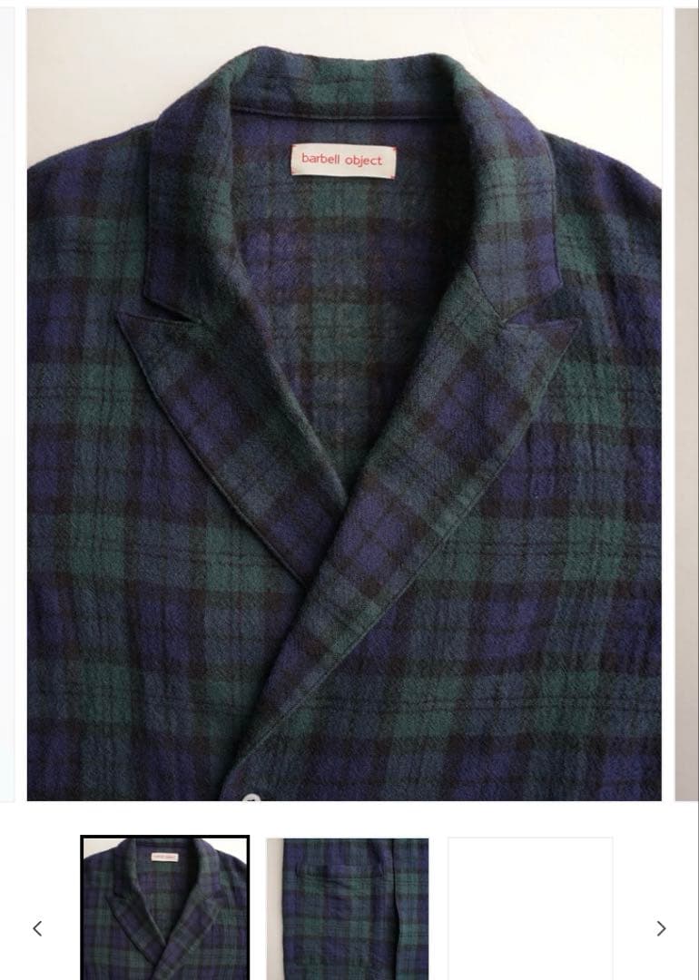 M*e様 barbell object wool coat 25aw