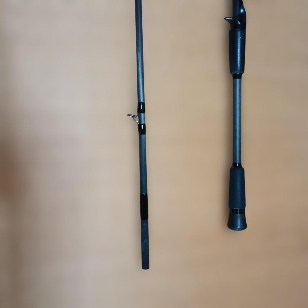 UNEXPLORED バスロッド カーボン製 ロッドケース付き　ジャンク品