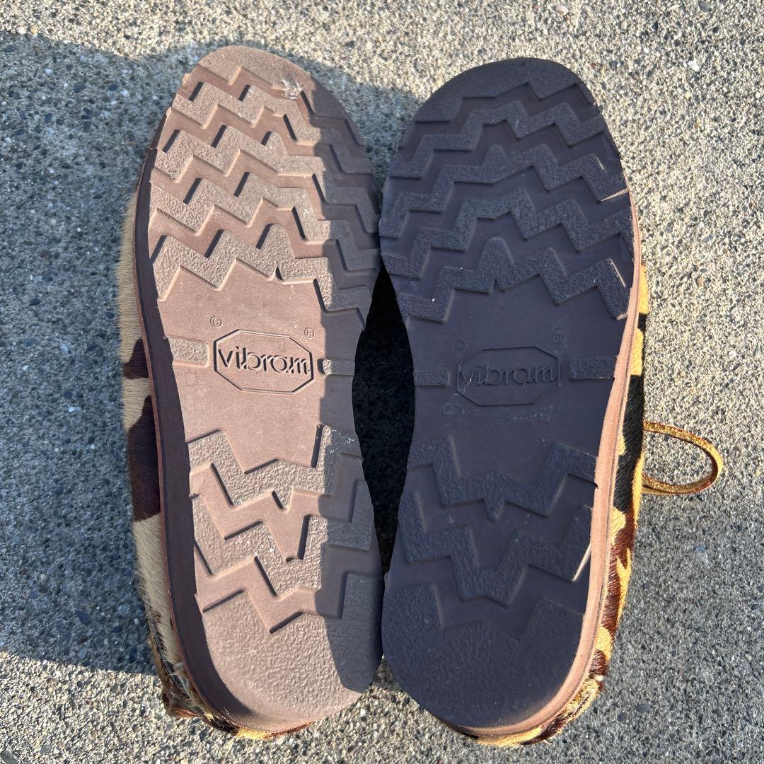 完売品 USA製 YUKETEN 革靴 ハラコ アニマル柄 迷彩柄