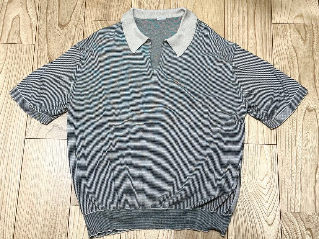 A.PRESSE 24SS スキッパーニット ポロ　サイズ3