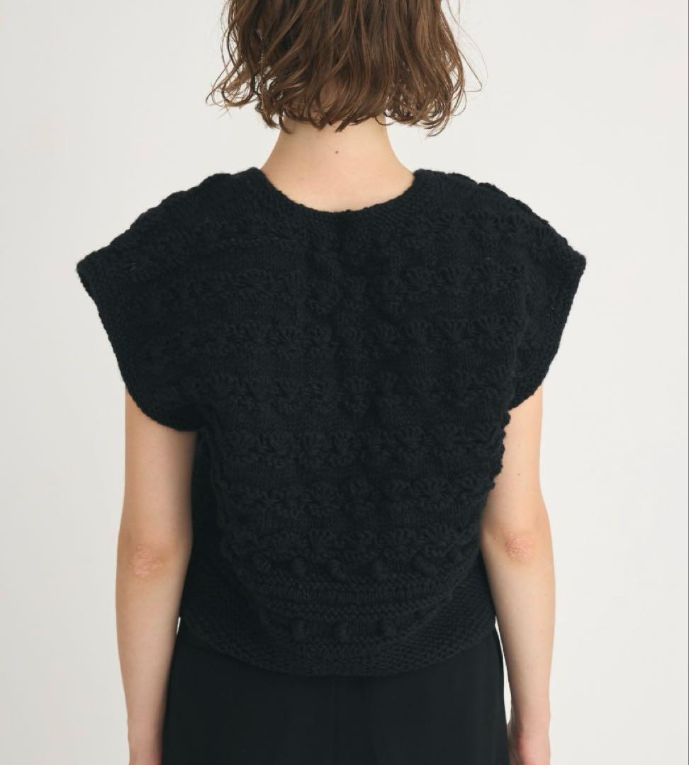 crinkle crinkle crinkle ハンドニット ニットベスト