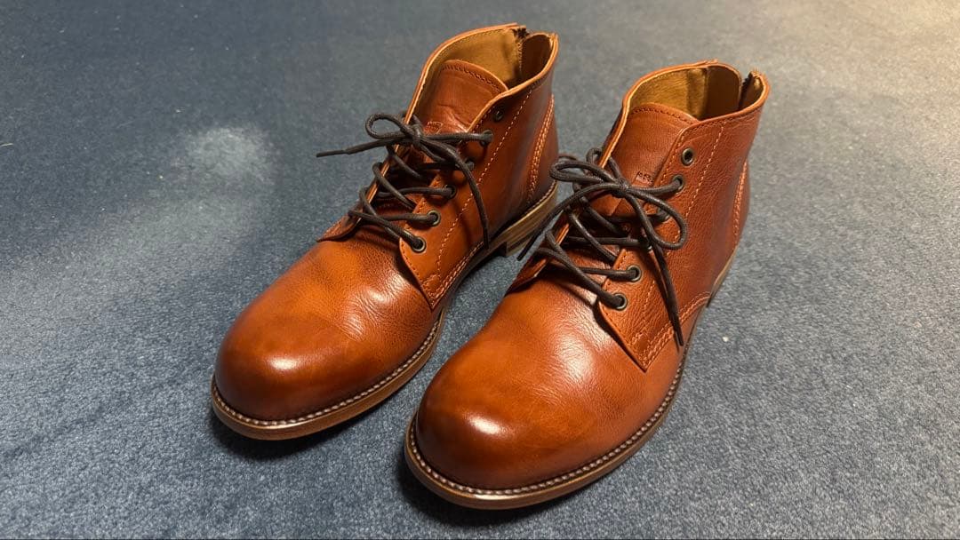 and A . PADRONE ショートレースアップブーツ 26.5cm