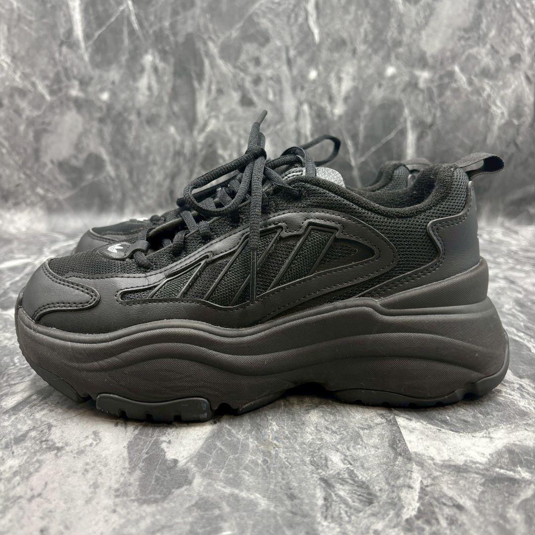 ✨極美品✨アディダス OZGAIA 厚底スニーカー 24.5cm 黒 レディース