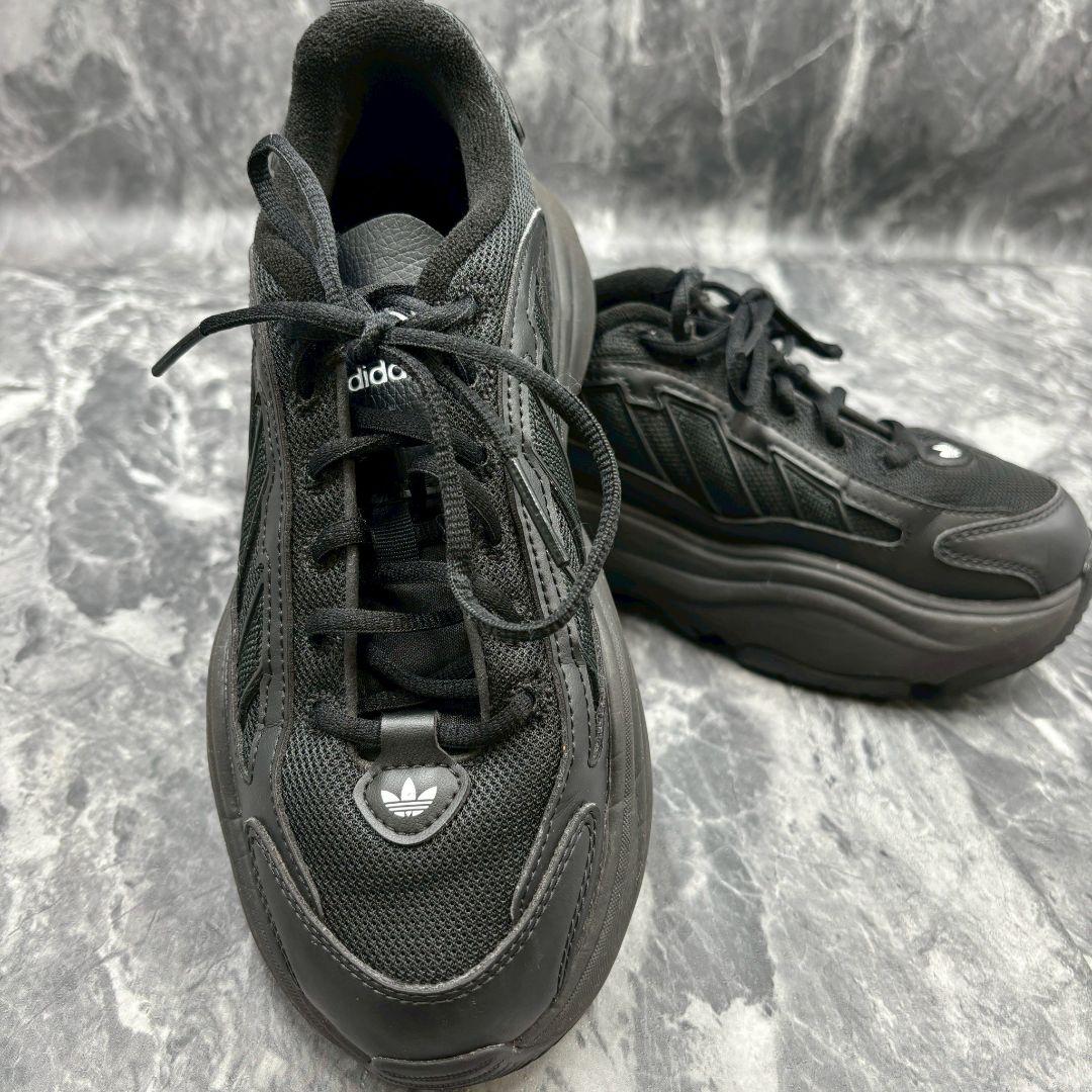✨極美品✨アディダス OZGAIA 厚底スニーカー 24.5cm 黒 レディース