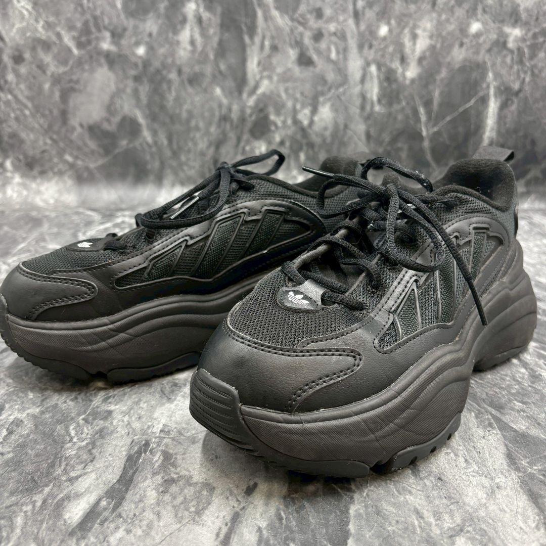 ✨極美品✨アディダス OZGAIA 厚底スニーカー 24.5cm 黒 レディース