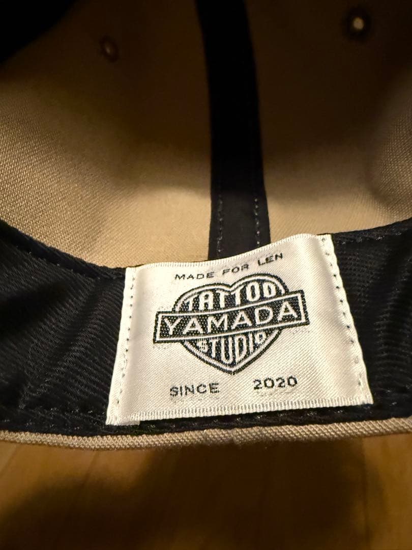 カリヘッドウェア　tattoo studio yamadaキャップ　山田レン