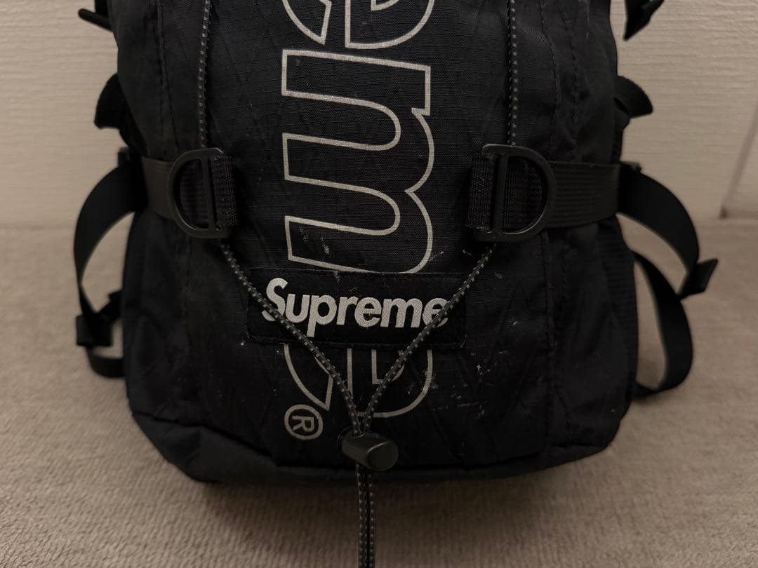 18FW Supreme Backpack バックパック ブラック