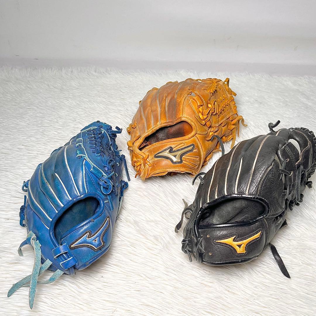 【まとめ売り】MIZUNO グローブ 3点 グローバルエリートRG その他
